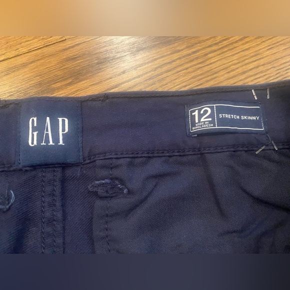 GAP Stretch Skinny Pants - Size 12 - NWT - Twilight Blue - Picture 7 of 10